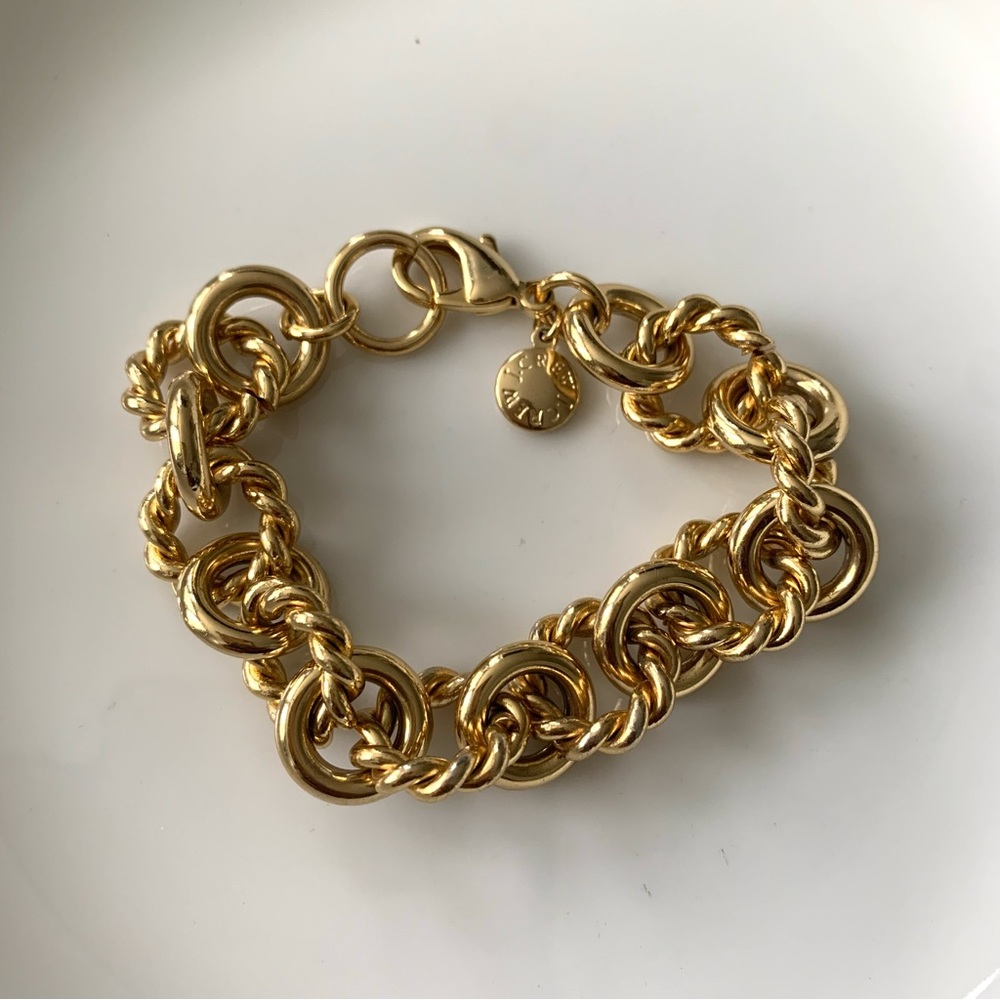 J. Crew gold link bracelet